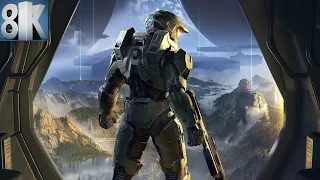 Halo Infinite Intro/first mission 8K 60FPS  Part 1-The Chief is Dead, Long Live The Chief