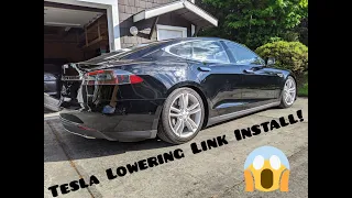 Tesla Lowering Link Install!