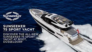 Tour the all-new Sunseeker 75 Sport Yacht | First look at the next generation of Sport Yacht