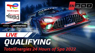 LIVE | Qualifying | TotalEnergies 24 Hours of Spa (English)
