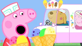 Peppa Pig Runs a Ice Cream Van! | Family Kids Cartoon