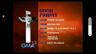 gma schedule April 7 2023 Good Friday gma holy week 2023 coming this april