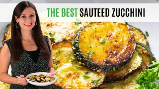 Best Way To Make SAUTEED ZUCCHINI (In 10 Minutes!)