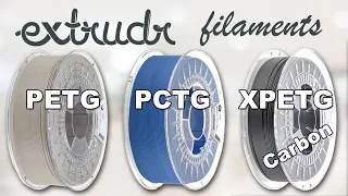 How strong is Carbon Fiber PETG? Extrudr PETG vs PCTG vs XPETG CF