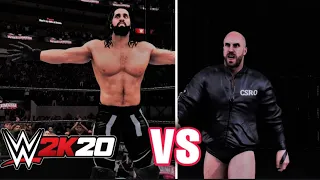 SETH ROLLINS VS CESARO | WRESTLEMANIA 37 CUSTOME MATCH PREDICTION | WWE 2K20 GAMEPLAY