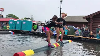 Libby Magnone wins the U10 Girls 2018 Minnesota State Logrolling Championship