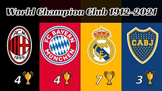 CLUB WORLD CUP & INTERCONTINENTAL CUP 1960 - 2021 ALL CHAMPIONS
