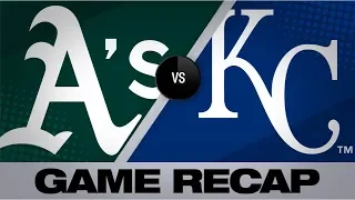 Semien's 7 RBIs propels A's in blowout win | A's-Royals Game Highlights 8/26/19