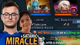 MIRACLE and SATANIC play Together M-GOD INVOKER with 15YO GOD Carry