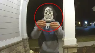 TOP 10 DISTURBING MOMENTS CAUGHT ON DOORBELL CAMERA (PART 5)