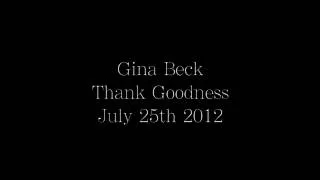 Gina Beck - Thank Goodness