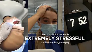 *STRESSFUL* DAY IN THE LIFE as a dental student: I am extremely tired | Zahnmedizin