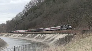 [4K] WMSR B32-8 561 leads the Frostburg Flyer thru the Cumberland Narrows #shorts #short #video