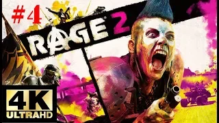 Rage 2 Walkthrough %100 - Part 4  - [ 4k ] - No Commentary