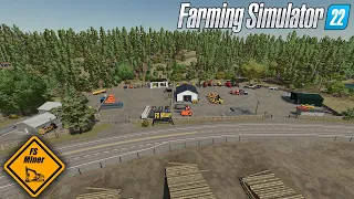 SILVERUN FOREST CONSTRUCTIONS #1  🚧 BUILD MY BASE 🚧 FARMING SIMULATOR 22