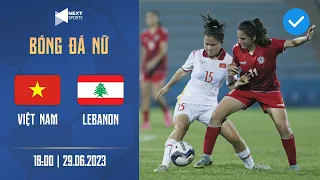 FULL HD | Nữ Việt Nam - Nữ Lebanon | Thủ thành xuất sắc cũng không thể ngăn cản các cô gái Việt Nam