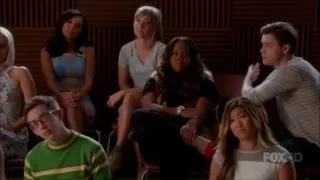 Glee   New Directions alumni scene before 'take on me' 6x02