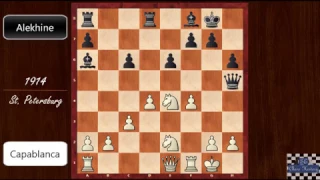 R.J.Capablanca vs. A.Alekhine "Amazing Game" - 1914