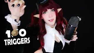 ASMR 🥳 100+ TRIGGERS in 9 min on Blue Yeti FOR TINGLES 99,9% 😴