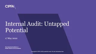 Internal Audit: Untapped Potential report preview 17 May 2022