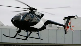 MD500E HAI Heli-Expo 2024 - EX HBPD Ship (Hughes 500/MD369E) Arrival Anaheim Convention Center N66SD