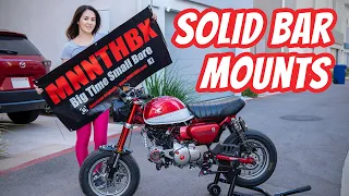 MNNTHBX Solid Bar Mounts for the Honda Grom & Monkey