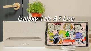 Unboxing 📦 Samsung Galaxy Tab A7 lite + accessory 2022