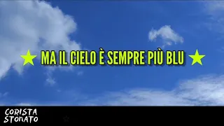 Ma il cielo è sempre più blu - Rino Gaetano (lyrics video & testo)