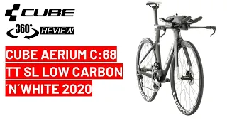Cube AERIUM C:68 TT SL LOW carbon´n´white 2020: 360 Bike review