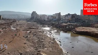 New Footage Emerges Of Aftermath Of Deadly Flooding In Derna, Libya