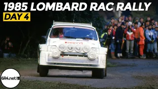 1985 Lombard RAC Rally - Day 4 Report