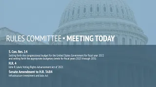 Part 2 - Rules Committee Meeting on S. Con. Res. 14, H.R. 4 and Senate Amendment to H.R. 3684