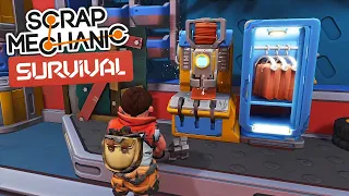 Скрап Механик Выживание. Часть 18 | Одежда-бот и новая одежда! (Scrap Mechanic Survival)