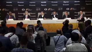 Magnus Carlsen's waggish response to Maurice Ashley's question at the pre-match press conference😂