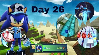 Sonic Forces Speed Battle - Slugger Sonic gameplay (Max) and races to 6.8k