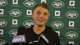 'I'm Getting More Comfortable" | Zach Wilson Media Availability | The New York Jets | NFL