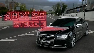 Бизнес-седан с динамикой суперкара! 850 сил под педалью Audi S8.