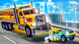 Towing the BIGGEST Construction Trucks in GTA 5!