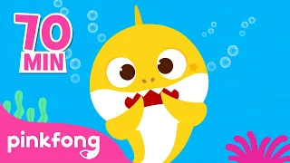 Soluço do Bebê Tubarão e mais músicas infantis | +Compilação | Pinkfong Canções para crianças