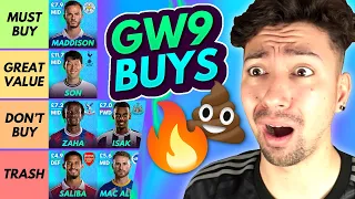 FPL GW9 BEST TRANSFERS! | Players To Buy Tier List for Gameweek 9 | Fantasy Premier League 2022/23