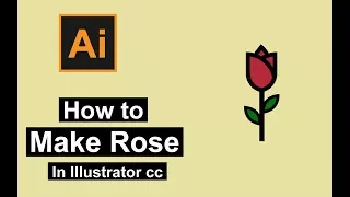 How to Make Rose in illustrator | Adobe illustrator cc