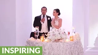 Groom surprises bride with Hamilton-inspired musical performance