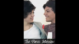 Harry & Louis' flirtiest interview? 💚💙 #shorts #harry #louis #larry