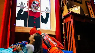 Monster Ghost Rescue Elsa| Superheroes Team SEAL X Nerf Battle Gun Fight