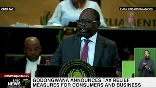 Godongwana announces tax relief measures for consumers and business