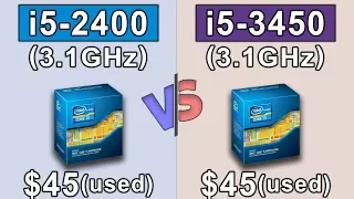 Core i5 2400 vs i5 3450 | New Games Benchmarks