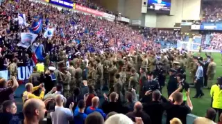 British Troops Singing Sectarian Songs at Ibrox 28.09.2013