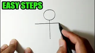 How to draw people for beginners | SIMPLE PEOPLE DRAWING