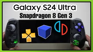 Samsung S24 Ultra | Games Testing | PPSSPP / AetherSX2 / Yuzu Emulator