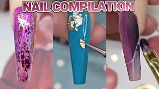 12 Easy Fall Nail Designs - gel on top - fall nail compilation 2022